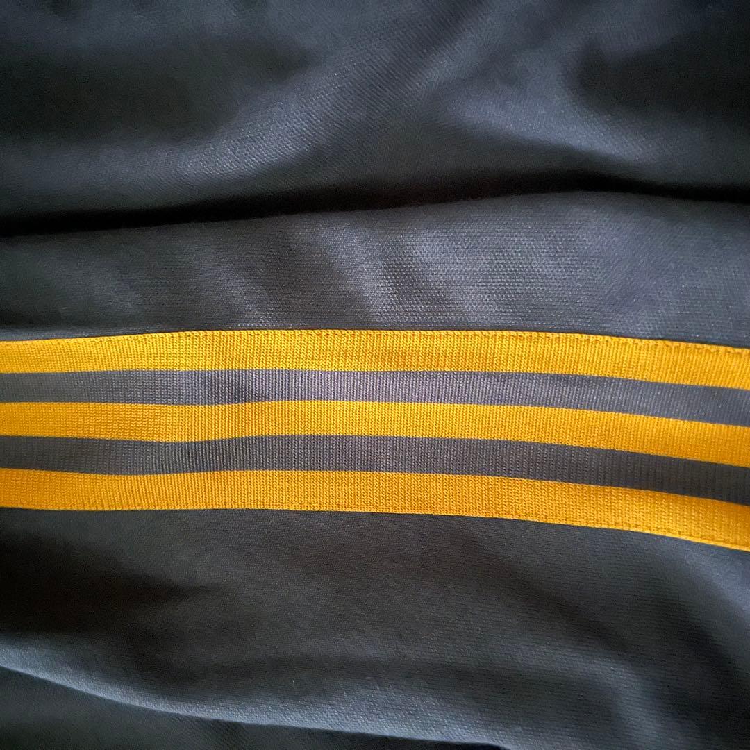 【超人気カラー】adidas ジャージ Lサイズ ブラウン/オレンジ　国旗タグ