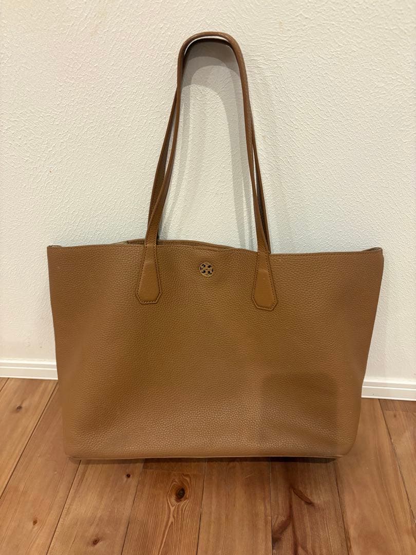 く*こ様 Tory Burch ブラウン レザートートバッグ