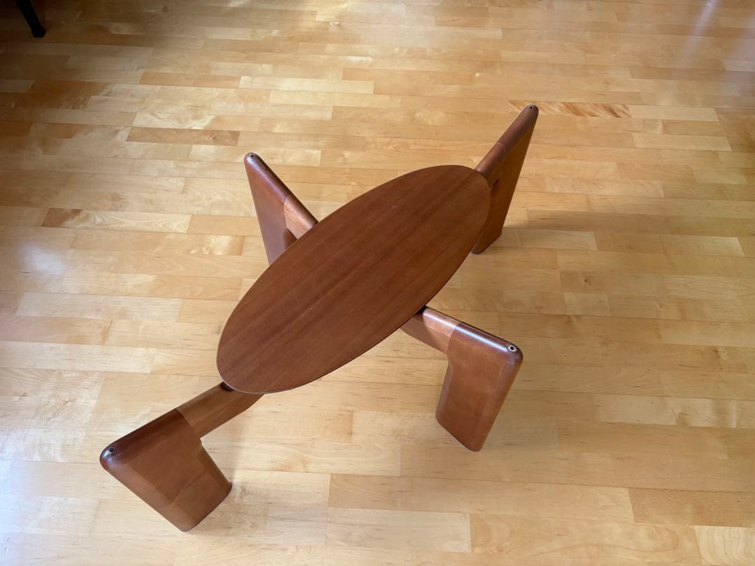 マルニ木工　ガラステーブル　美品　シンプルでおしゃれ