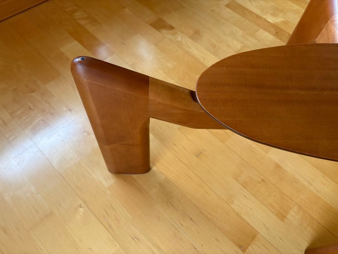 マルニ木工　ガラステーブル　美品　シンプルでおしゃれ