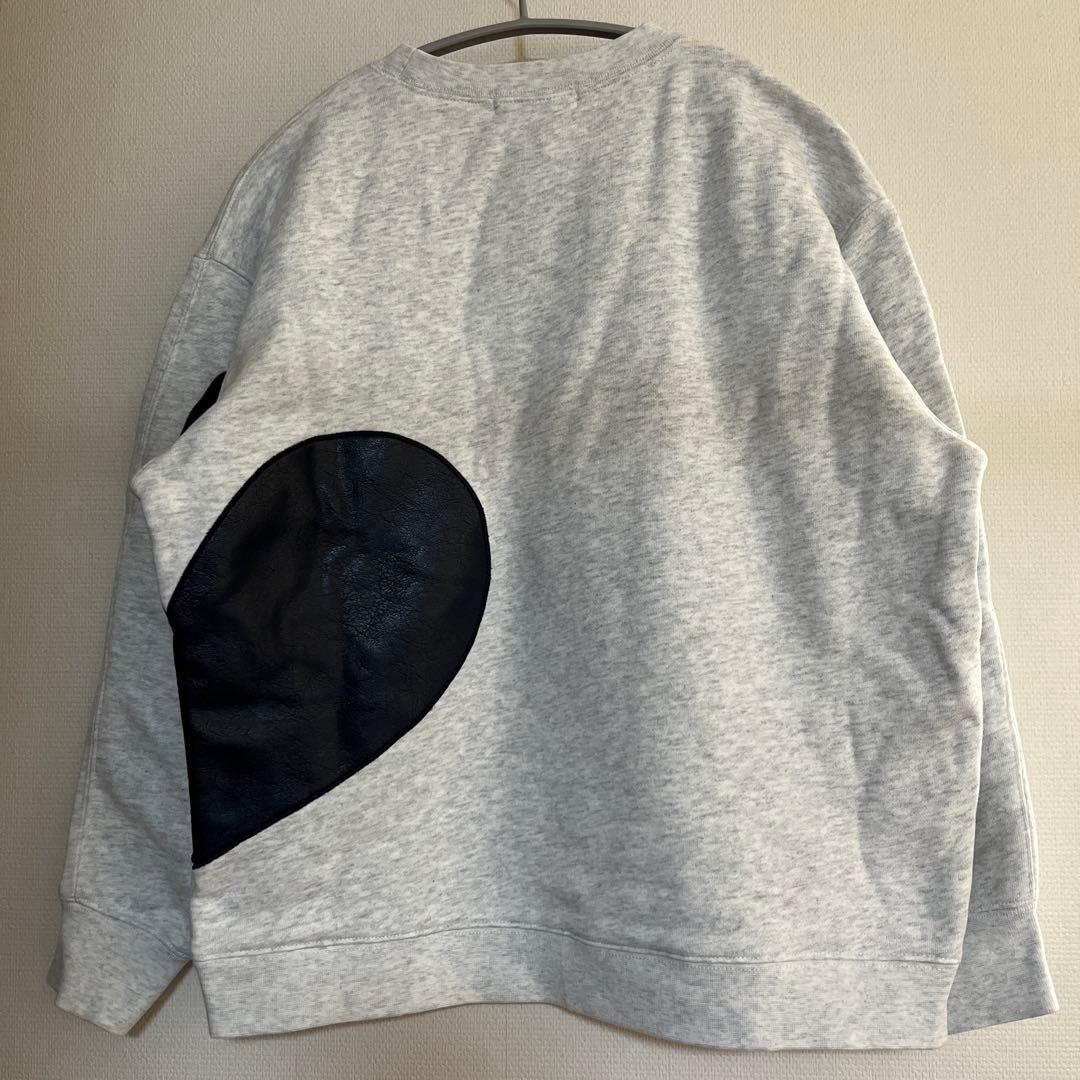 nknit ♡pattern pullover sweat ハートスウェット