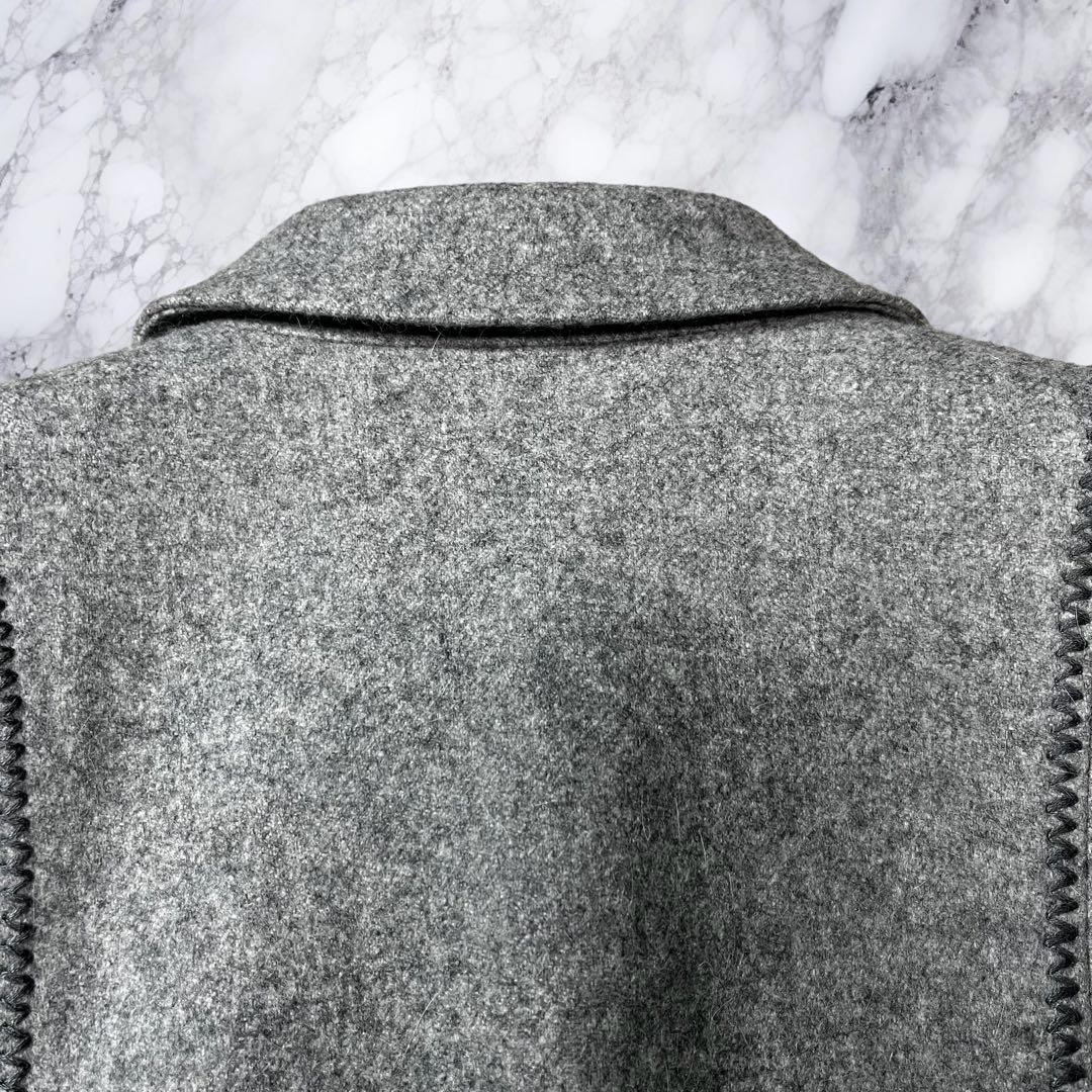 未使用タグ付き Leilian レリアン セットアップ スーツ アンゴラ ウール