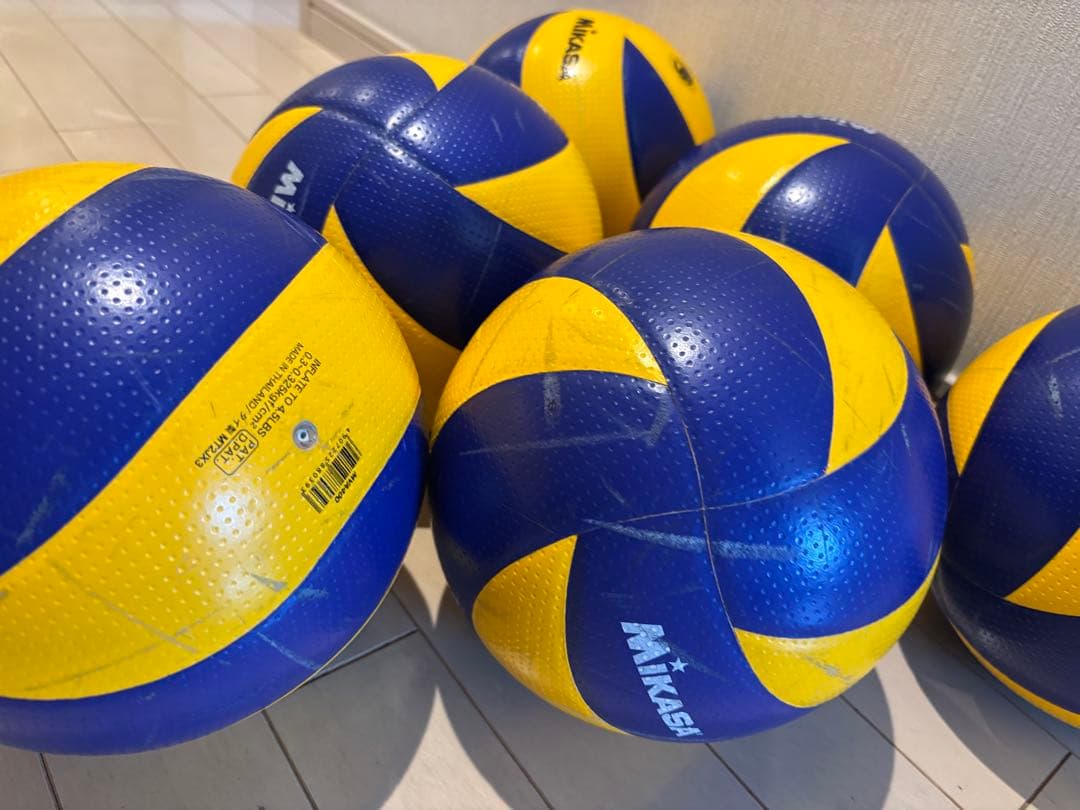Mikasa バレーボール 6個セット　４号球　エコメルカリ便にて。