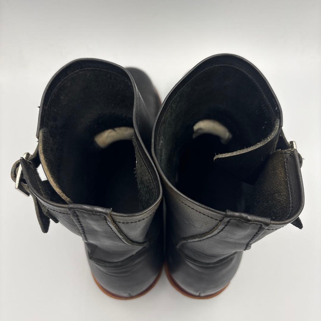 ホーキンス ショート エンジニアブーツ【43】27.5ブラック スチールトゥ