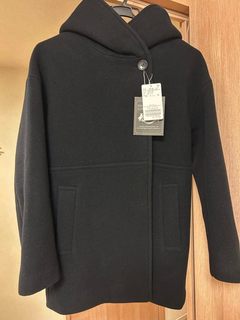 JOURNAL STANDARD スーパー140モッサフードコート 36ブラック