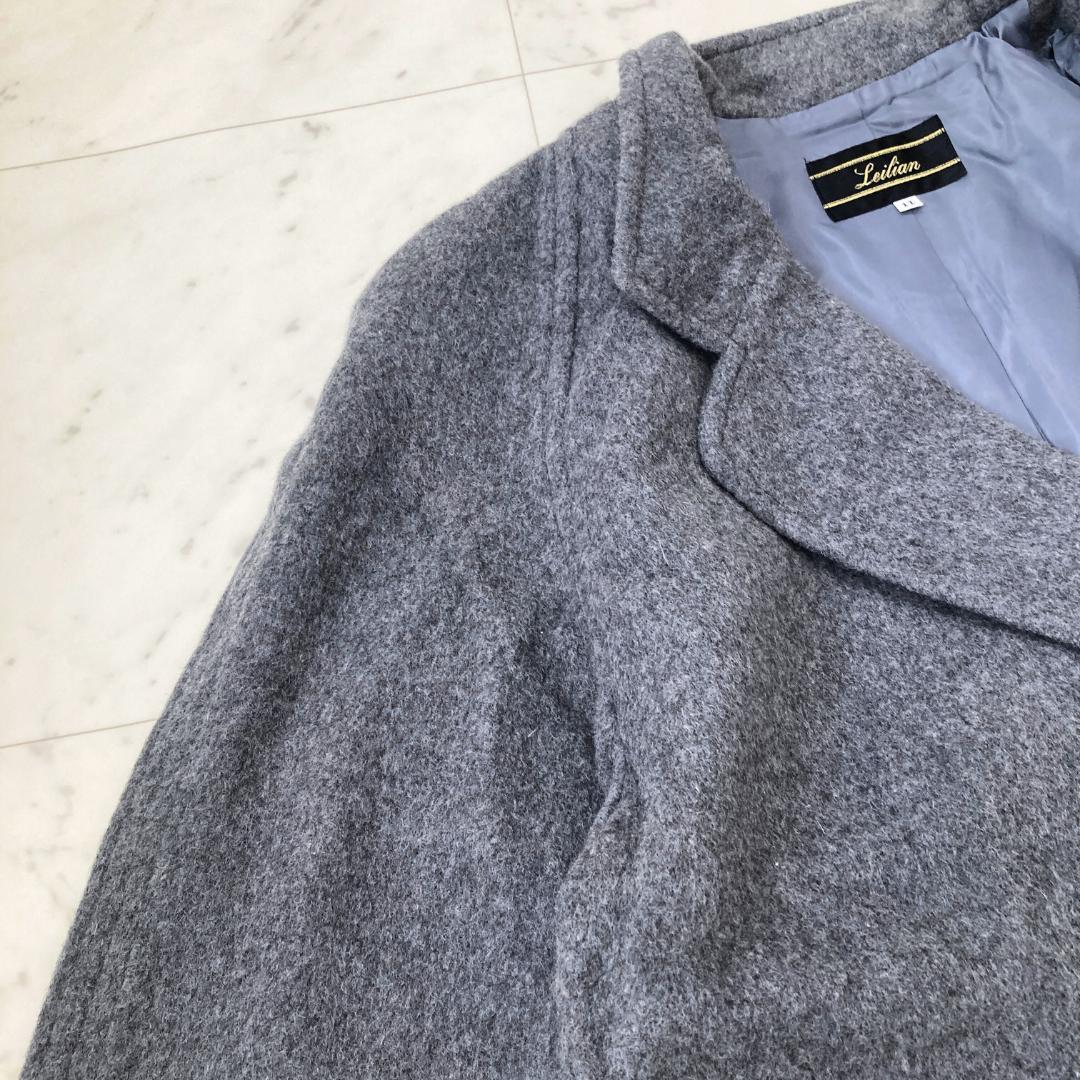 タグ付き未使用品　レリアン　カシミヤ入りウールジャケット　Lサイズ相当