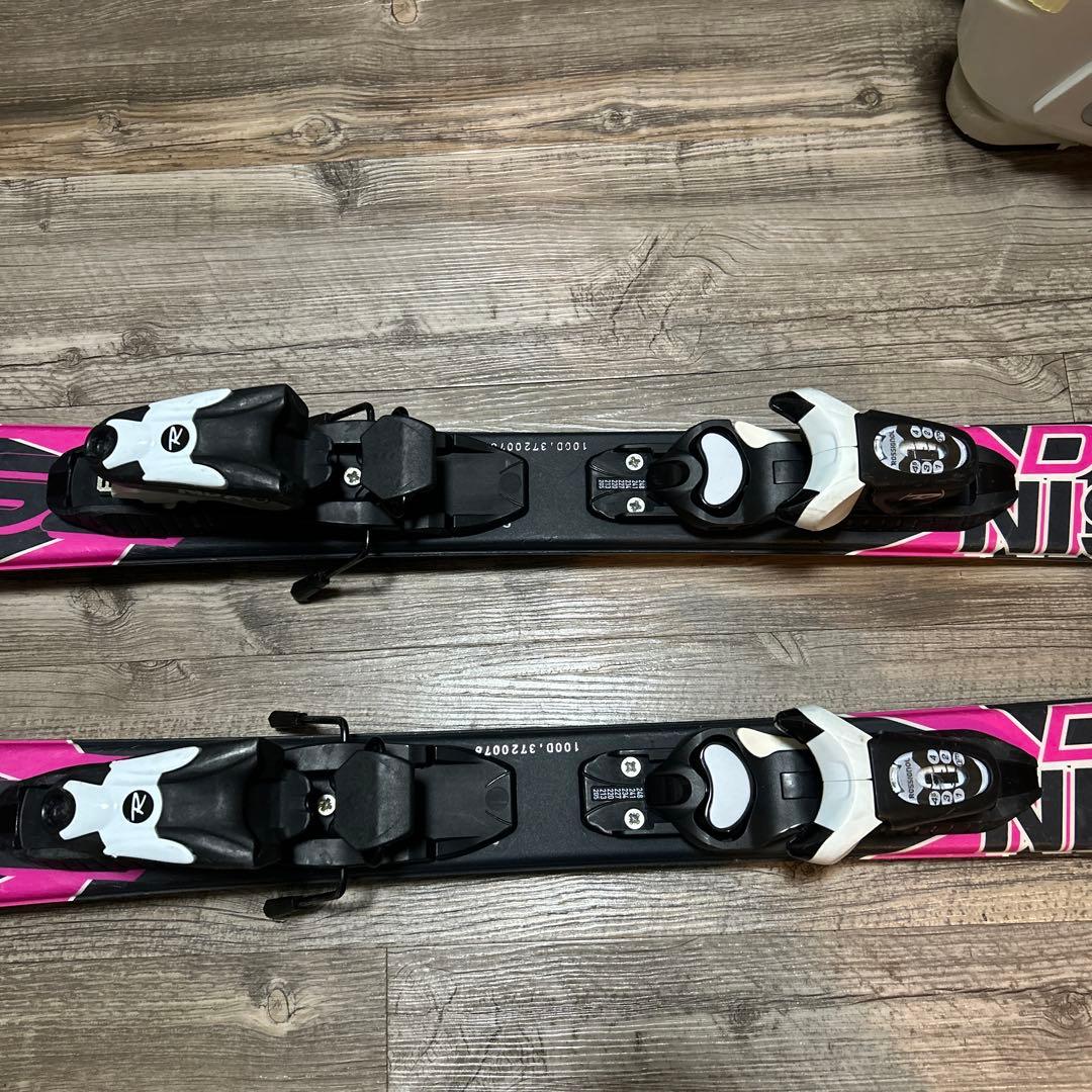 スキーセット　板100cm・ブーツ20cm・ストック90cm キッズ、ジュニア