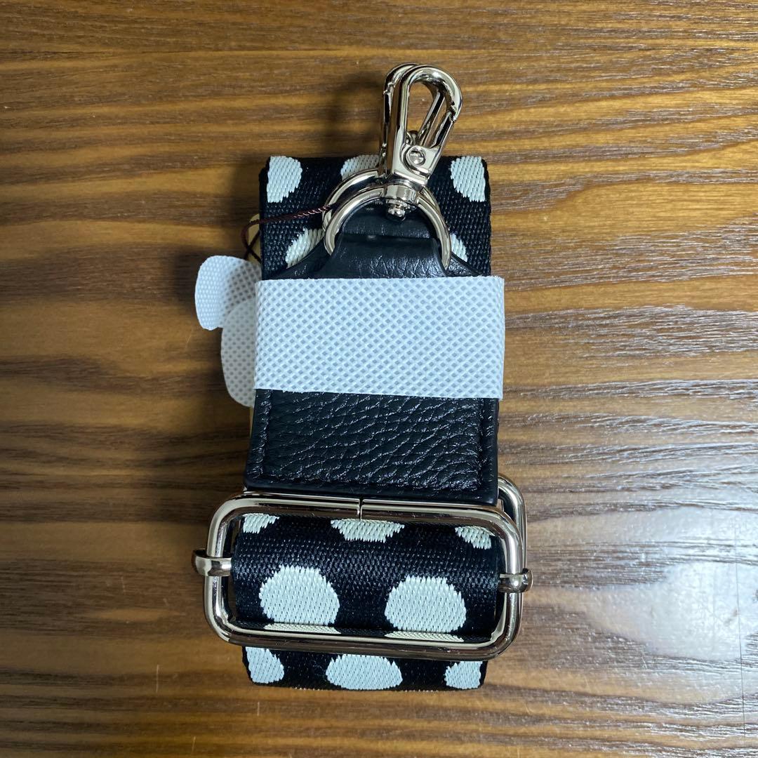 BEARDSLEY ショルダーベルト(ブラック、ドット)