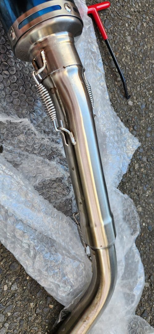 ホーネット250　LCI PARTS ショートチタン　マフラー