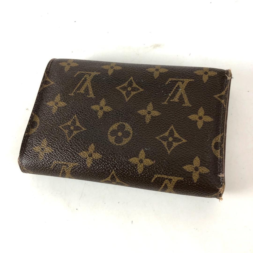 LOUIS VUITTON ルイヴィトン エテュイパピエ モノグラム 三つ折り財