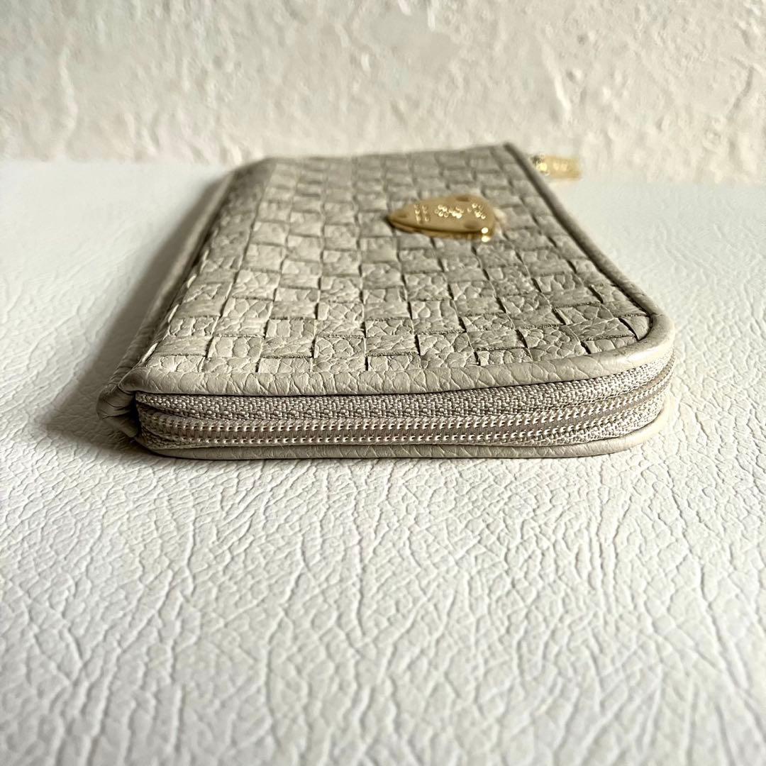 ATAO アタオ スリモ L字財布 ロングウォレット エクリュ メッシュ