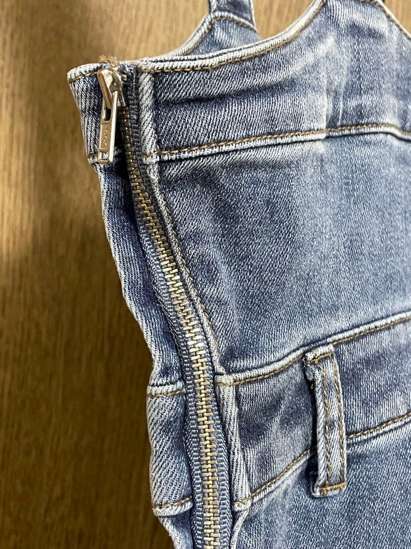 限定 ANDMARY Heart hip denim allinone 値下げ