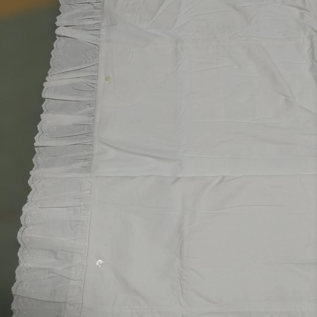 ラルフローレン　RALPHLAUREN　ホワイト　白　ダブルロング　カバー