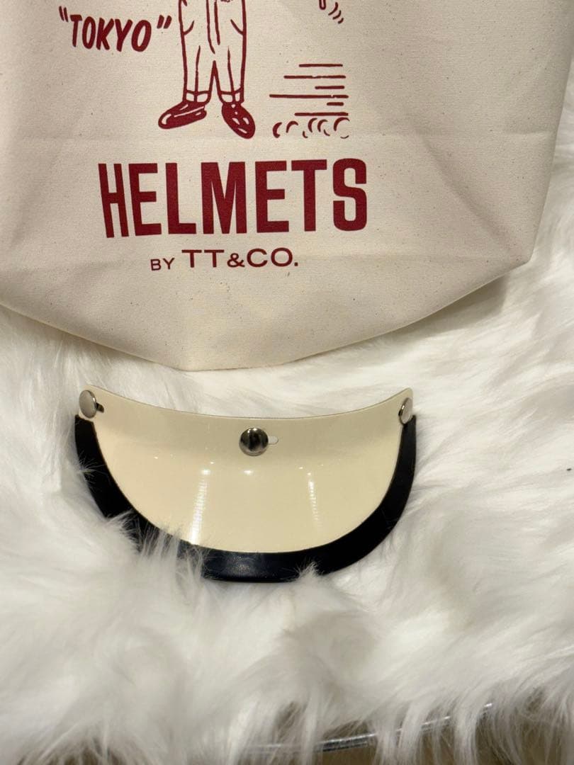 WESCO ×TT &COジェットヘルメット アイボリー/ブラック