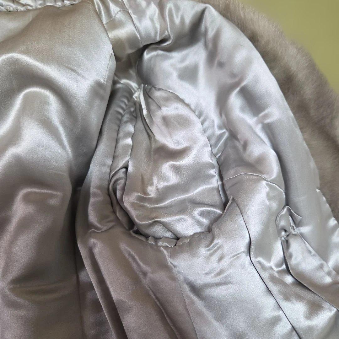 サファイアミンク ハーフコート リアルファー ミンク 高級