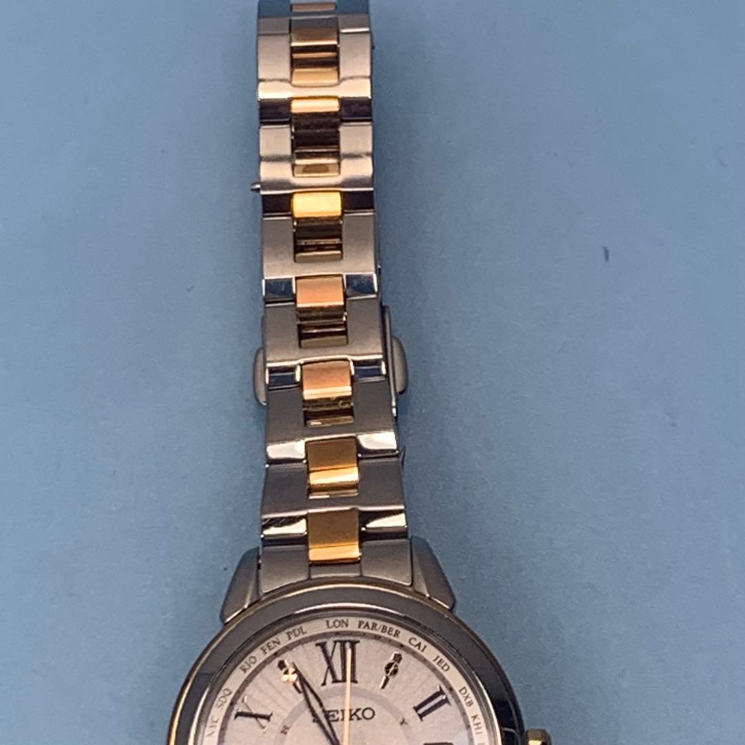 seiko ルキア 1b25-0ap0 ラッキーパスポート　チタンケース　腕時計