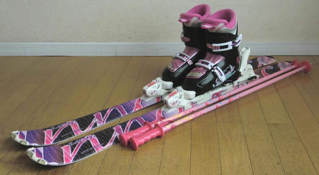 ■■11月限定■送料無料■Hart■子供用スキーセット■117/22■WAX■■