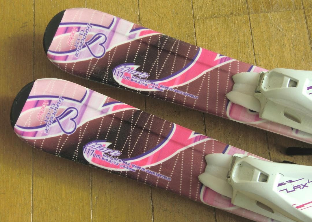 ■■11月限定■送料無料■Hart■子供用スキーセット■117/22■WAX■■