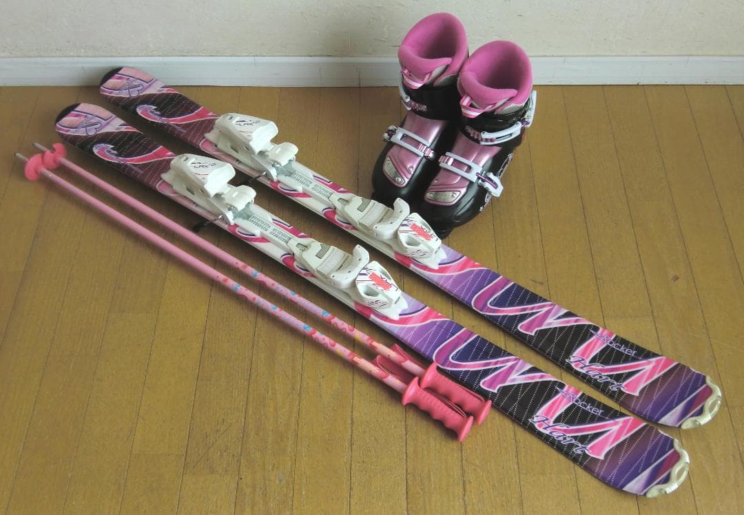 ■■11月限定■送料無料■Hart■子供用スキーセット■117/22■WAX■■