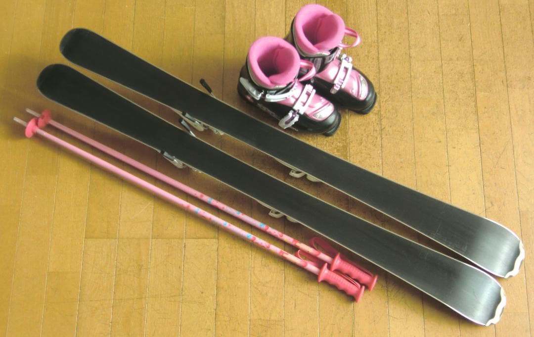 ■■11月限定■送料無料■Hart■子供用スキーセット■117/22■WAX■■