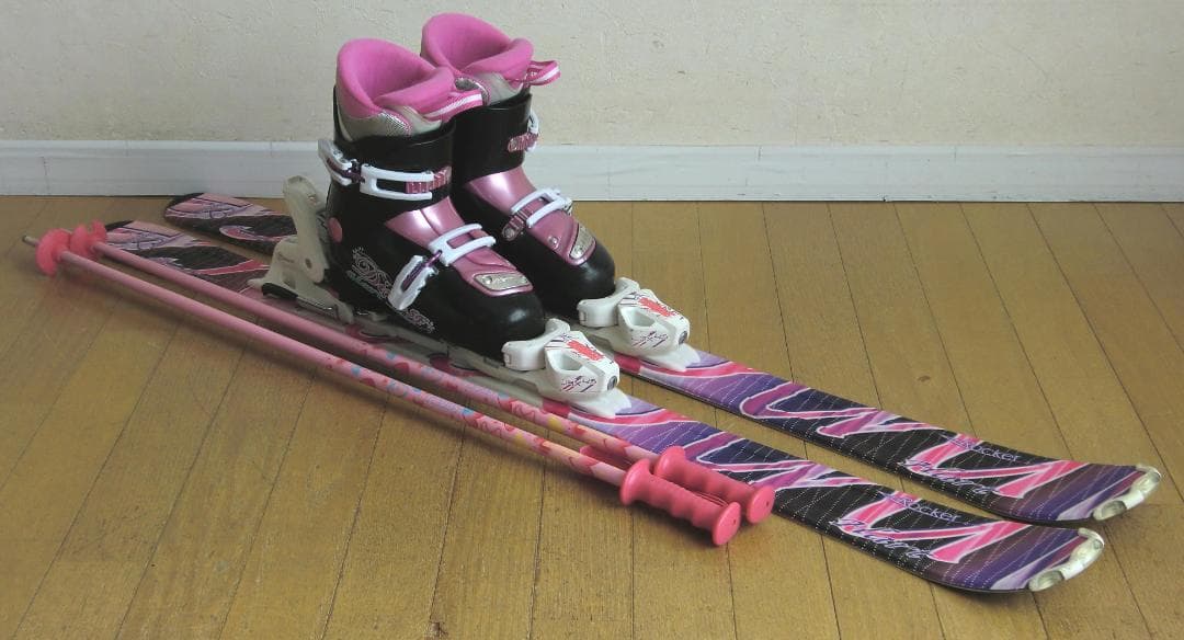 ■■11月限定■送料無料■Hart■子供用スキーセット■117/22■WAX■■