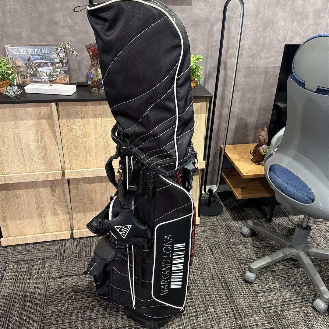 マークアンドロナ　スタンドキャディバッグ ブラック
