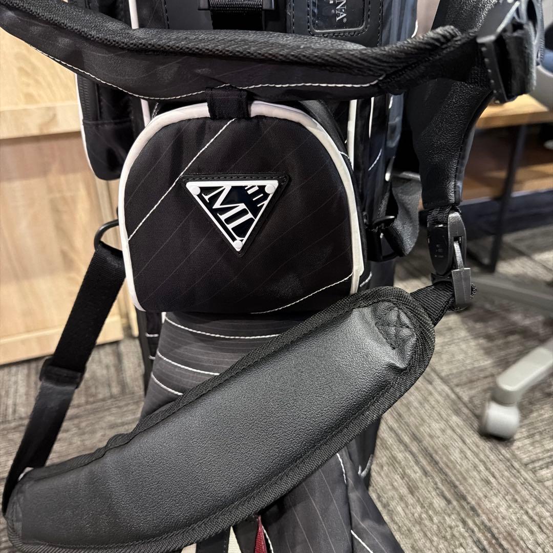 マークアンドロナ　スタンドキャディバッグ ブラック