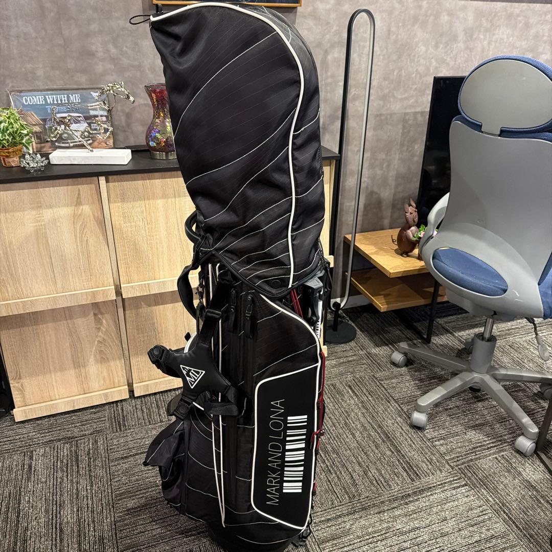 マークアンドロナ　スタンドキャディバッグ ブラック