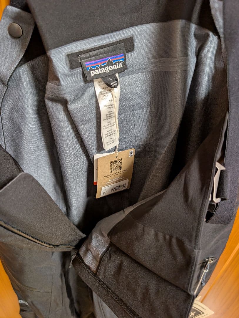 Patagonia メンズ・アントラックド・ビブ ブラック L