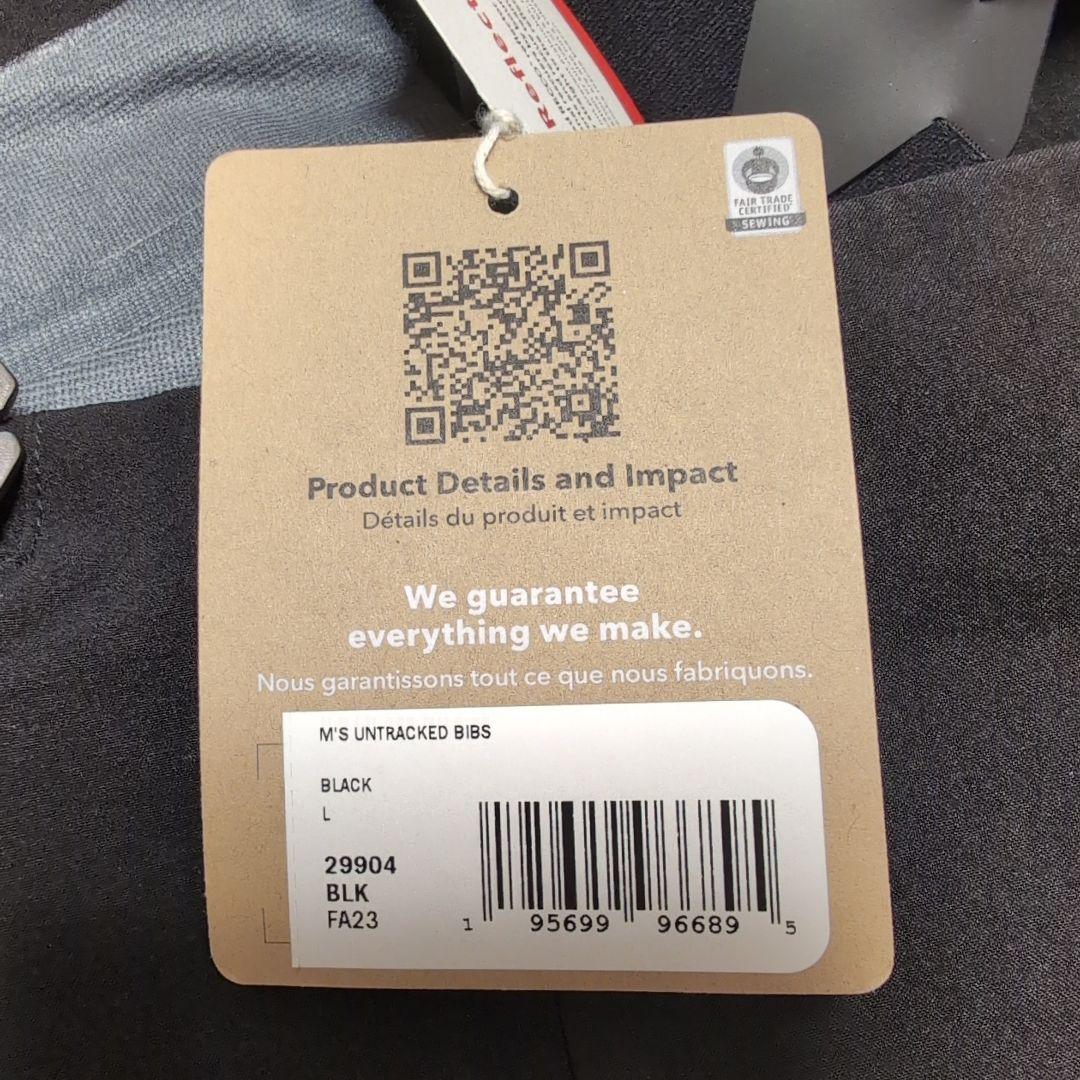 Patagonia メンズ・アントラックド・ビブ ブラック L