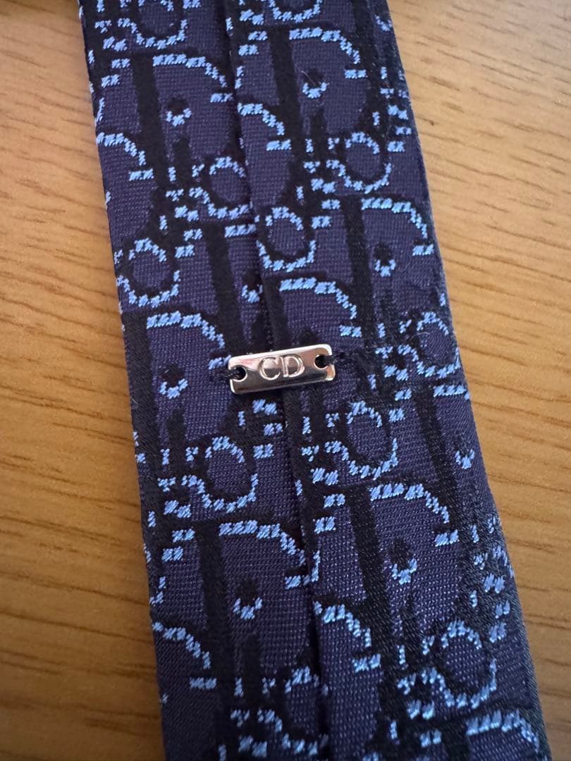 Christian Dior オブリーク柄　ネクタイ