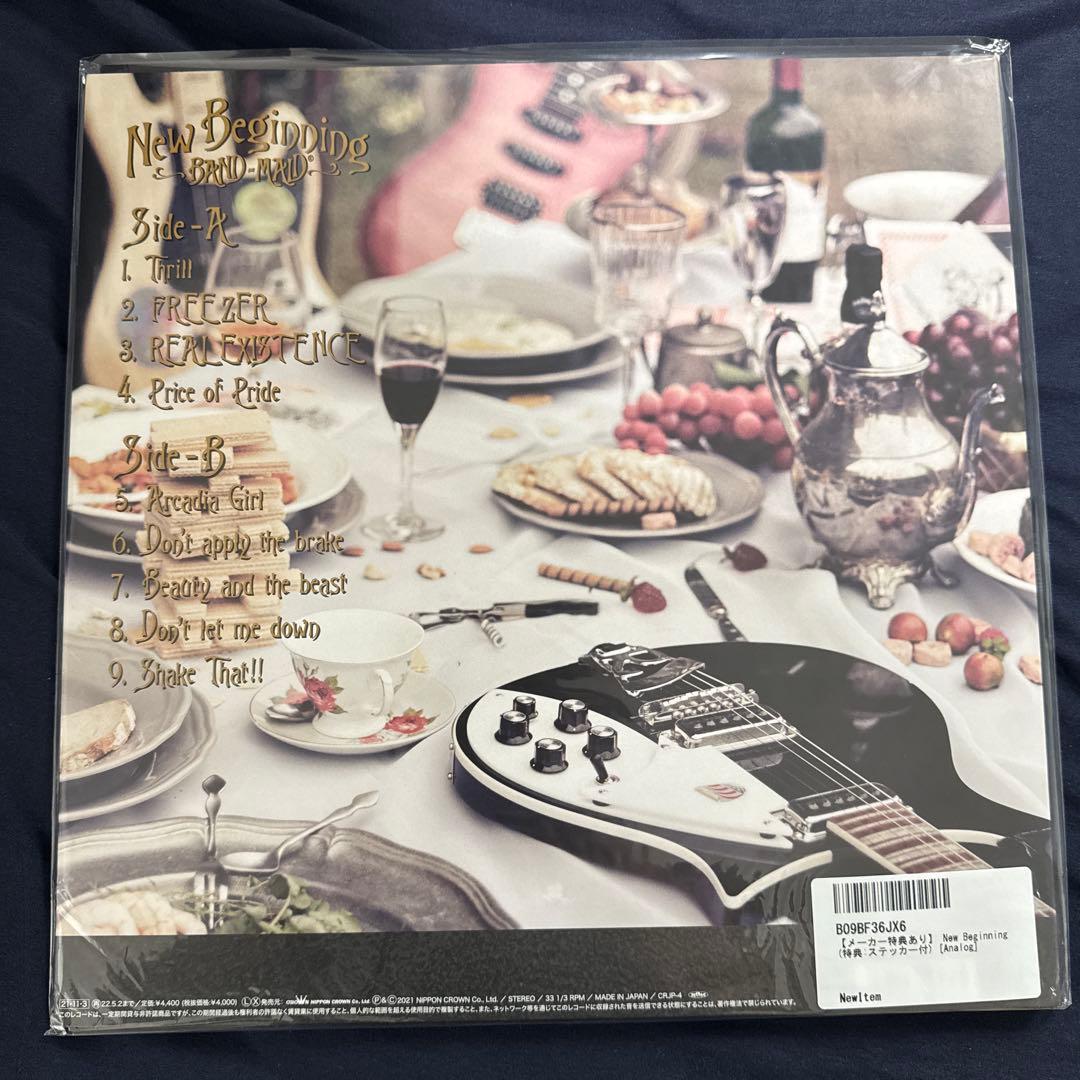 な*お様 BAND MAID レコード 5枚セット 特典ステッカー付き 新品未開