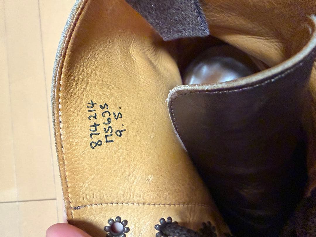 Trickers ブーツ ブラウン M5635 BURFORD UK9.5