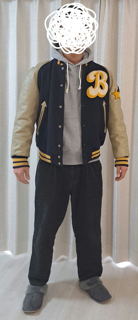 バックドロップ　木更津キャッツアイぶっさんスタジャン フルデコ サイズ40