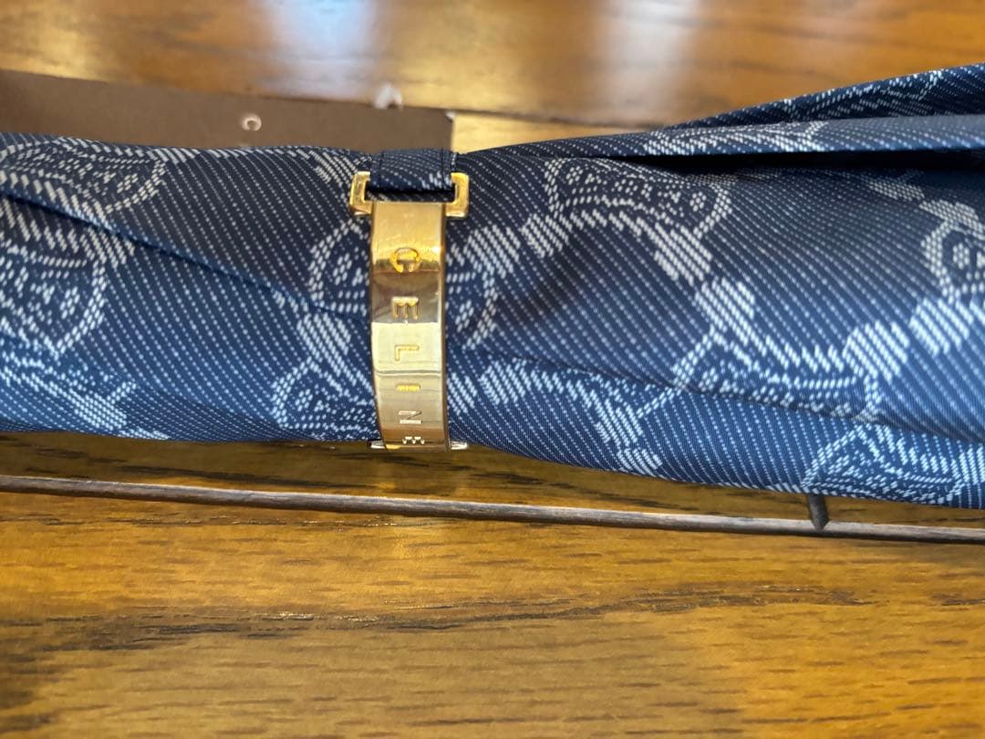 セリーヌ　ネイビー 長傘