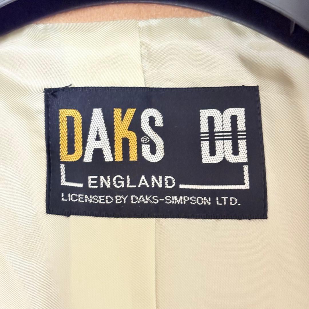 【希少】美品 ダックス カシミヤ混ロングコート 金釦 エポレット キャメル　M