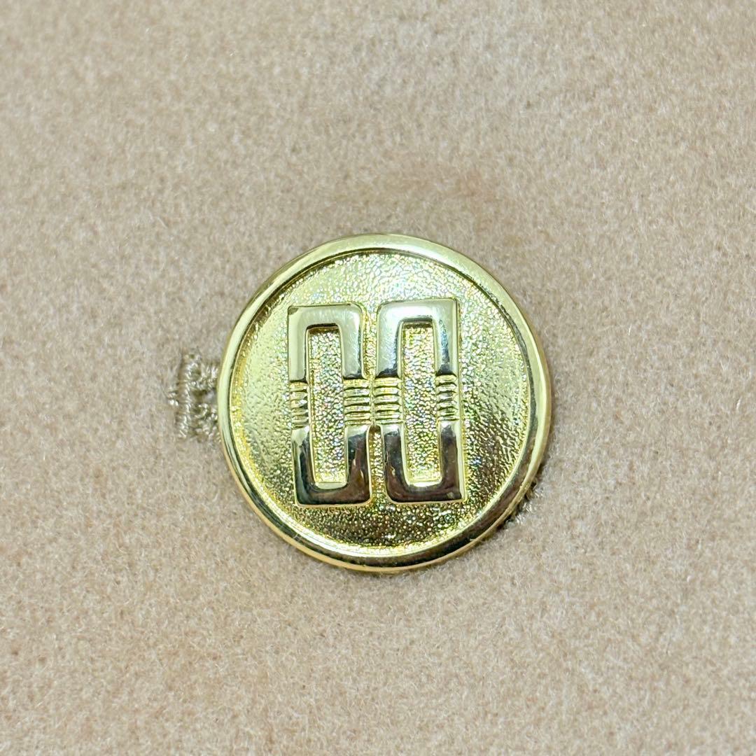 【希少】美品 ダックス カシミヤ混ロングコート 金釦 エポレット キャメル　M