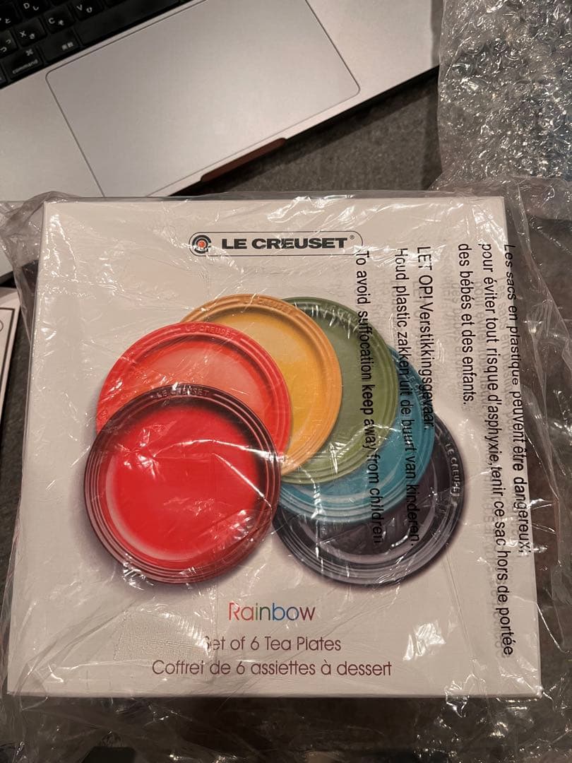 も*も様 LE CREUSET レインボー プレート 6枚セット