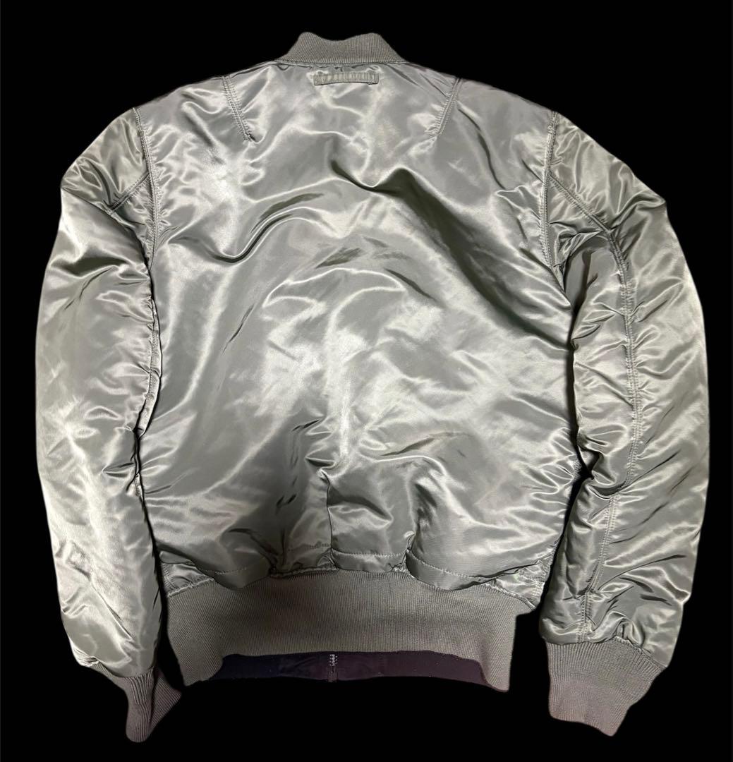 alpha ma-1 リバーシブル　カーキー　ブラック