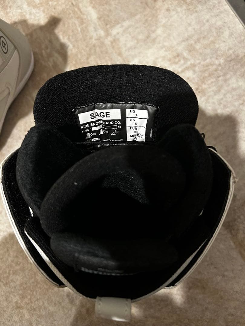 【美品】RIDE SAGE スノーボードブーツ 24センチ