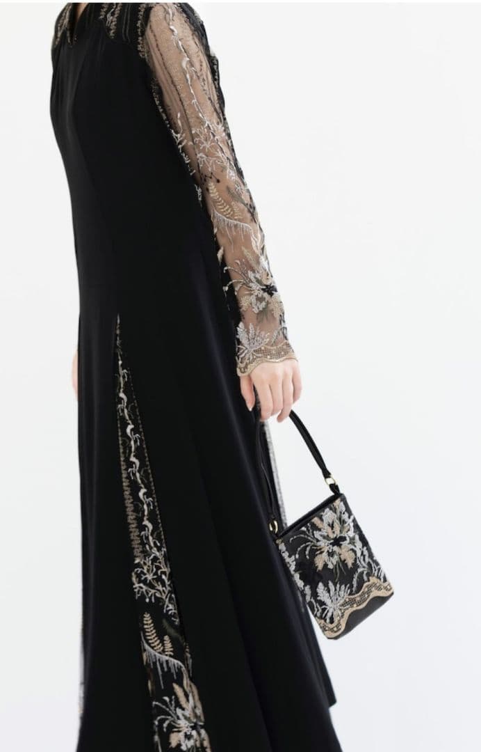 【MURRAL】Petal lace dress