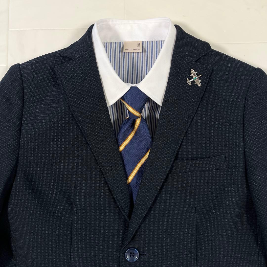 プティマイン フォーマルスーツ 130 男の子スーツ 七五三 入学式 卒園式