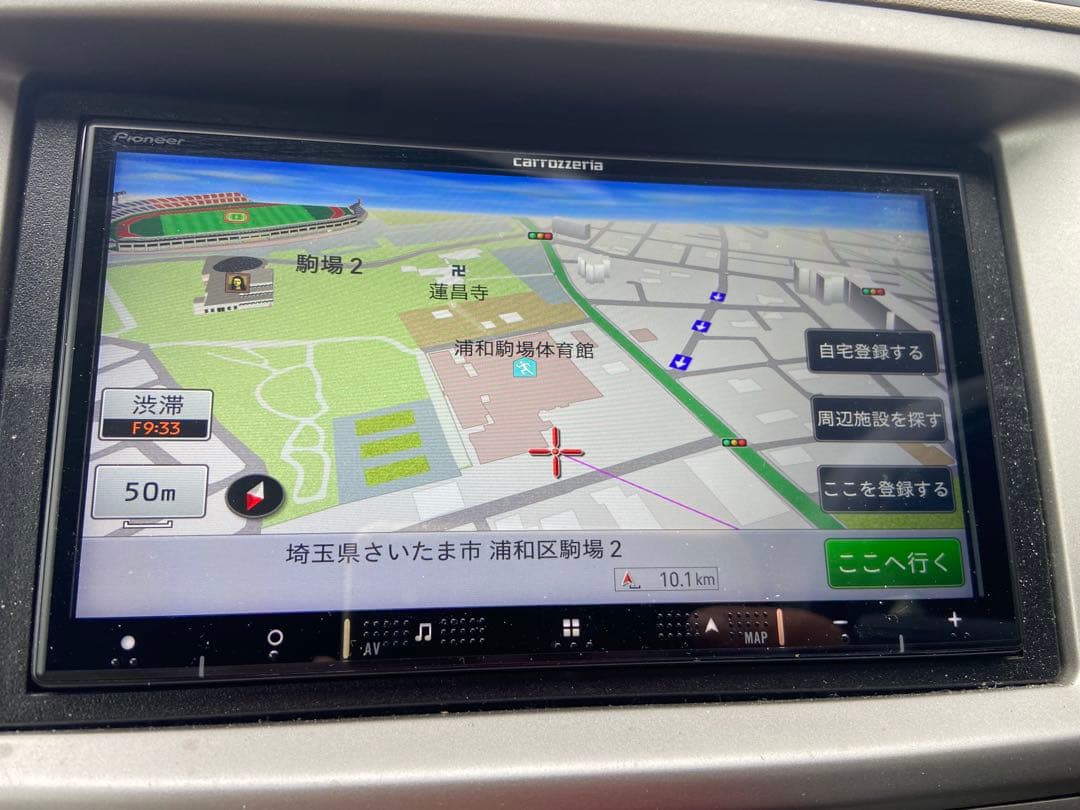 パイオニア　カロッツエリアカーナビ本体