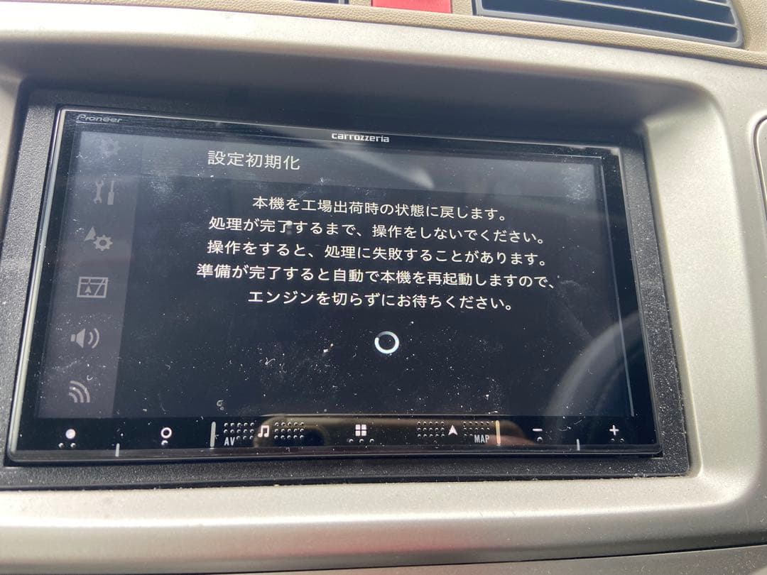 パイオニア　カロッツエリアカーナビ本体
