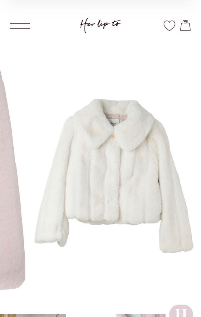 値下げしました！Winter Love Faux Fur Coat