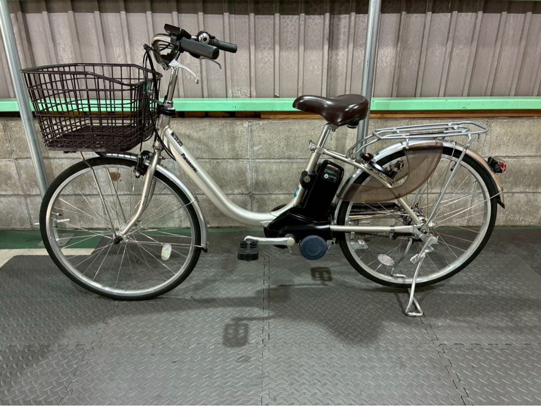 №3707 電動自転車 パナソニック　ビビL 24インチ ゴールド