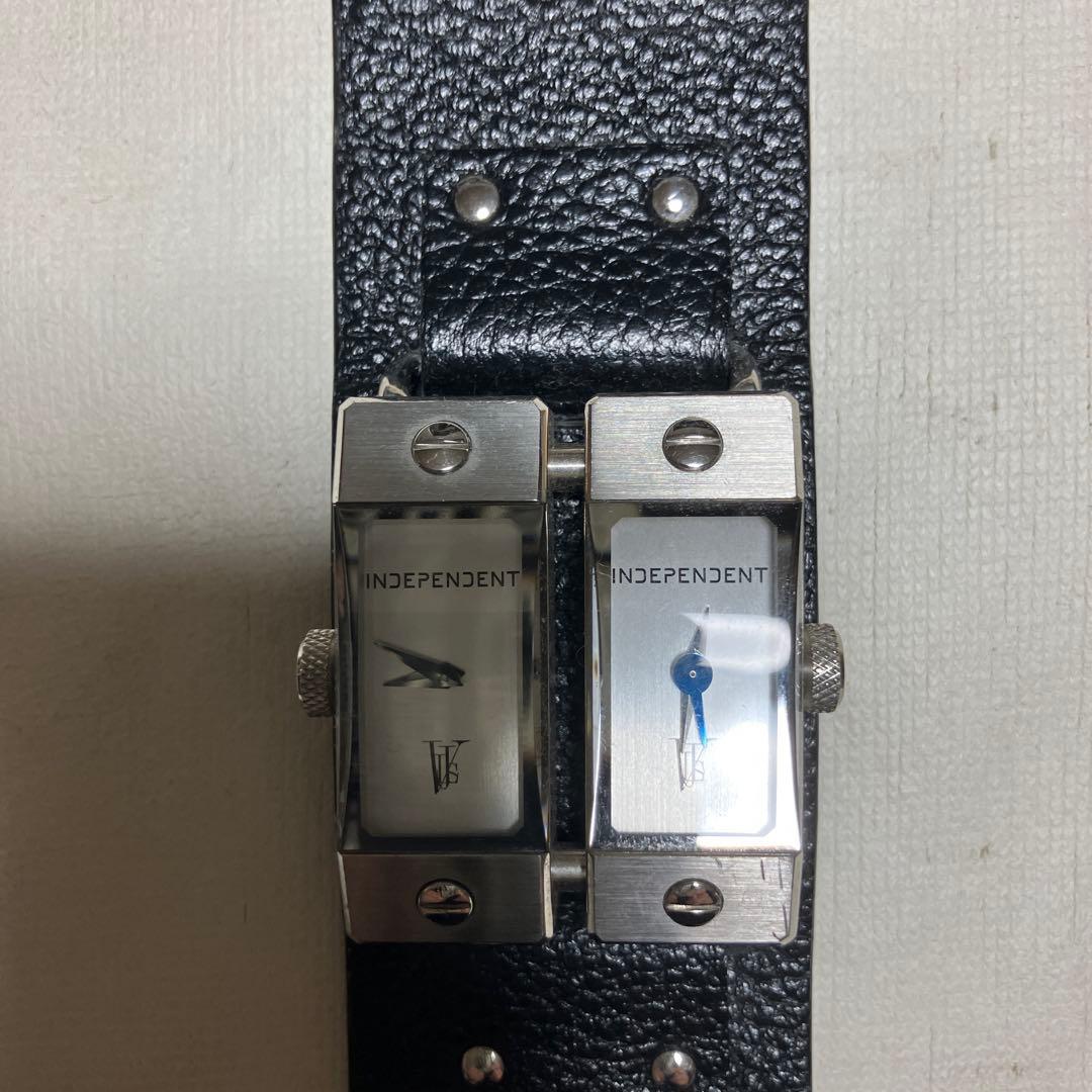 【美品】腕時計（インデペンデント×ジョンローレンスサリバン）デュアルタイム