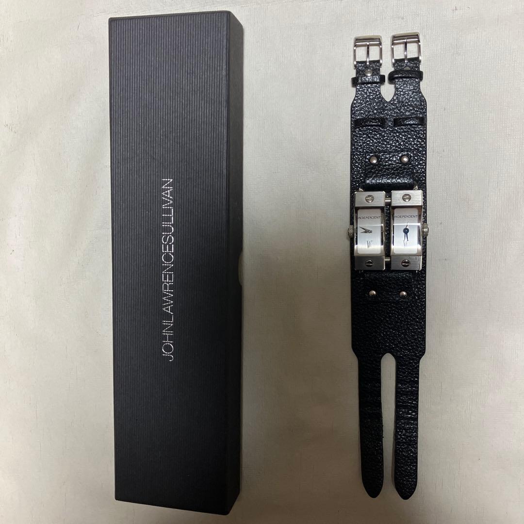 【美品】腕時計（インデペンデント×ジョンローレンスサリバン）デュアルタイム