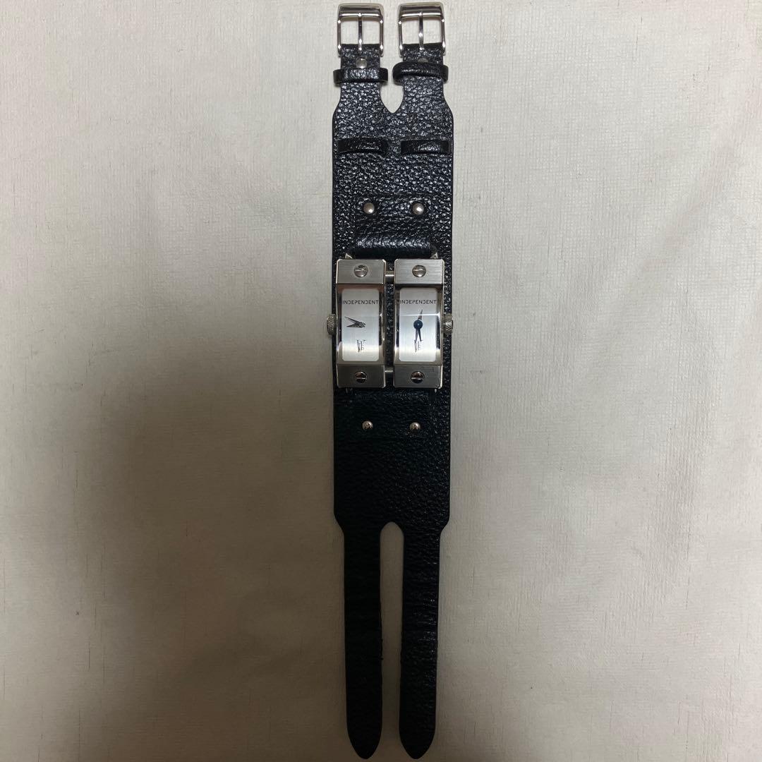 【美品】腕時計（インデペンデント×ジョンローレンスサリバン）デュアルタイム
