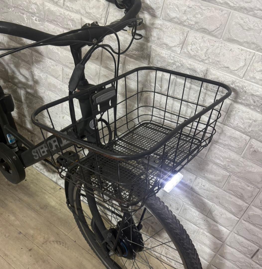 ✨人気ステップクルーズ✨錆ないチェーン✨自動充電✨長距離✨ブリヂストン電動自転車